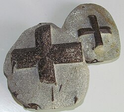 90° twins of staurolite