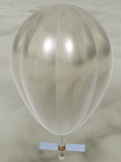 3D design of a Venus variable altitude aerobot[3]
