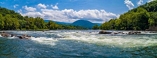 The New River in Giles County, Virginia (photo courtesy of InFlight Aerial Imaging Services, LLC)