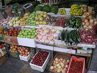 Market display in China