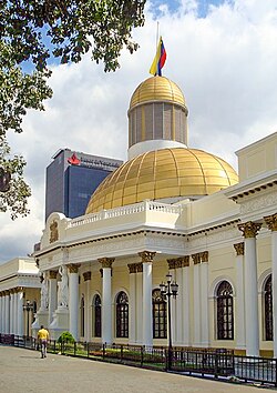 The National Assembly of Venezuela building
