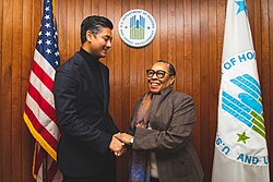 Pureval with HUD Secretary Marcia Fudge