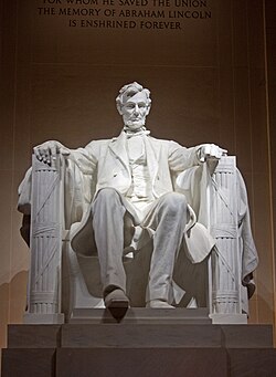 Abraham Lincoln statue, Lincoln Memorial (1920)