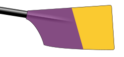 The Manchester University Boat Club blade