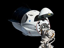 Crew Dragon, first private orbital spacecraft