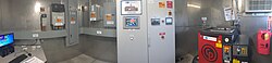 Control center with a PLC for a RTO