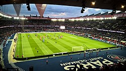 Parc des Princes, the stadium of Paris Saint-Germain