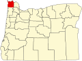Clatsop County map