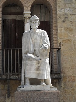 Averroes, founder of the Averroism school of philosophy, was influential in the rise of secular thought in Western Europe. Statue of Averroes in Córdoba.