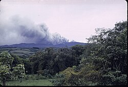 Remote view of the 1963 eruption