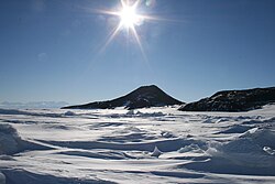 Sea ice and Ross Island