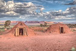 Hogan at Monument Valley Navajo Tribal Park