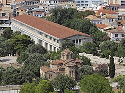 Finds from the ASCSA excavations on the Athenian Agora are displayed in the reconstructed Stoa of Attalos.