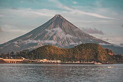 Mayon volcano in the Philippines