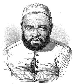 Andriantsoly, the last sultan of Mayotte, from 1832 to 1843