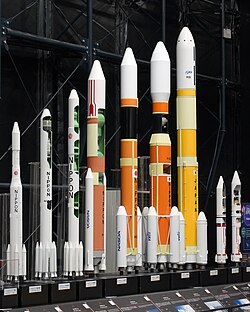 From left: N-I, N-II, H-I, H-II, H-IIA, H-IIB, H3, Epsilon, Enhanced Epsilon