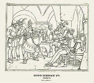 "Boar's Head" scene from Henry IV, Part 1 (1853 outline)