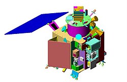 Rendering of Chandrayaan-1 spacecraft