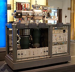 Quadrupole mass spectrometer and electrospray ion source used for Fenn's early work