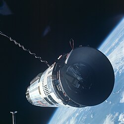 Agena Target Vehicle in space