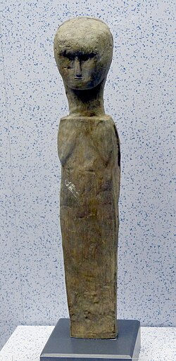 Wooden statue of Diana Abnoba, Museum for Prehistory in Thuringia