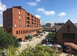 Merrill Street, with Merrillwood Apartments on left
