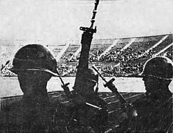 Estadio Nacional de Chile as a concentration camp after the coup