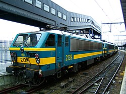 Oostende with a NMBS Class 21.