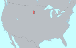 Pre-contact distribution of Arikara