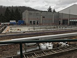 Warren Wilson College Pool, construction Feb. 2018