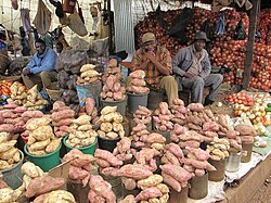 A market in Mbare, Harare