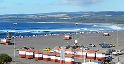 Pichilemu's beaches are popular among local and international tourists.[75]