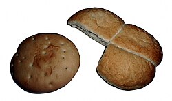 Chilean breads Hallulla and Marraqueta