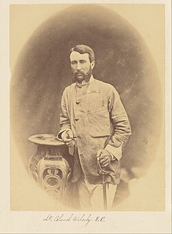 Lieutenant-Colonel Wolseley in India, by Felice Beato, 1858–1859