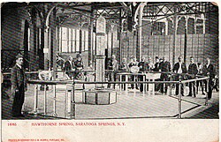 Hawthorne Spring in Saratoga Springs in the early 20th century