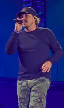 Ten songs from Morgan Wallen (pictured) land on the list, nine of which came from his fourth studio album I'm the Problem.