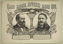 Garfield–Arthur election poster