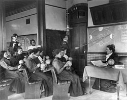 An 1899 class in mathematical geography