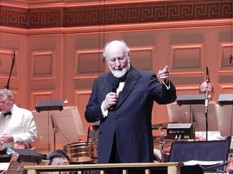 John Williams conducting the Boston Pops in May 2018