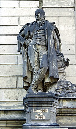 Statue of Leopold von Buch in Berlin, sculpted by Richard Ohmann