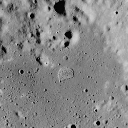 Apollo 17 Mapping camera image of Ina (center)