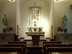 The Christian chapel of St. Thomas Hospital, the institution in which Sister Ignatia worked.