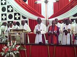 Methodist bishops at a church conference in Winneba, 2008