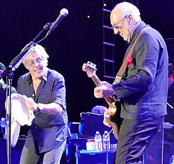 Daltrey and Townshend on The Who Hits 50! tour in 2016