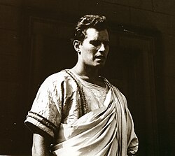 Heston as Mark Antony in Julius Caesar (1950)