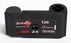 The 126 film cartridge.