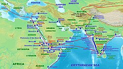 Greco-Roman trade with ancient India according to the Periplus of the Erythraean Sea 1st century CE
