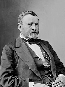 Ulysses S. Grant was the first Republican president to serve for two full terms (1869–1877).