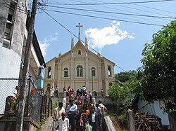 Cathedrals are important meeting places. After a service at Ss. Peter and Paul Cathedral, Sri Lanka