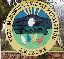 Sign of the Fort McDowell Yavapai Nation